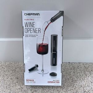 NWOT CHEFMAN Electric Wine Opener